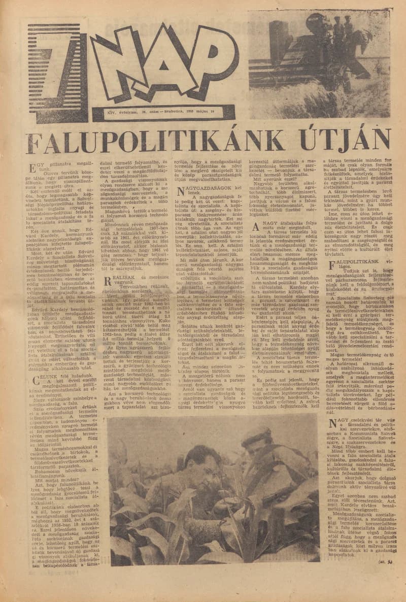 7 Nap, 14. évf. 1959. május 10. 20. sz. 1–20. oldal