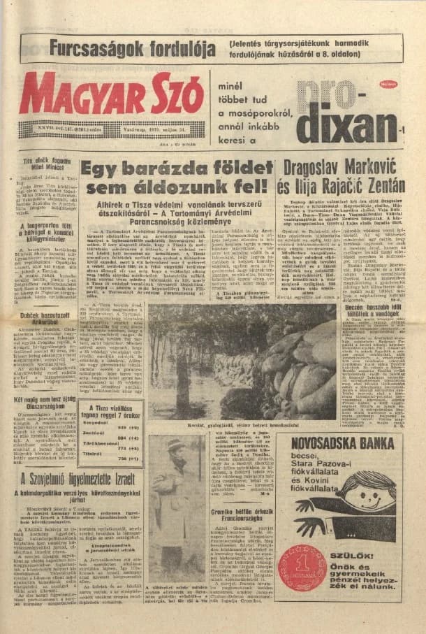 Magyar Szó, 27. évf. 1970. május 31. 147. sz. 1–32. oldal
