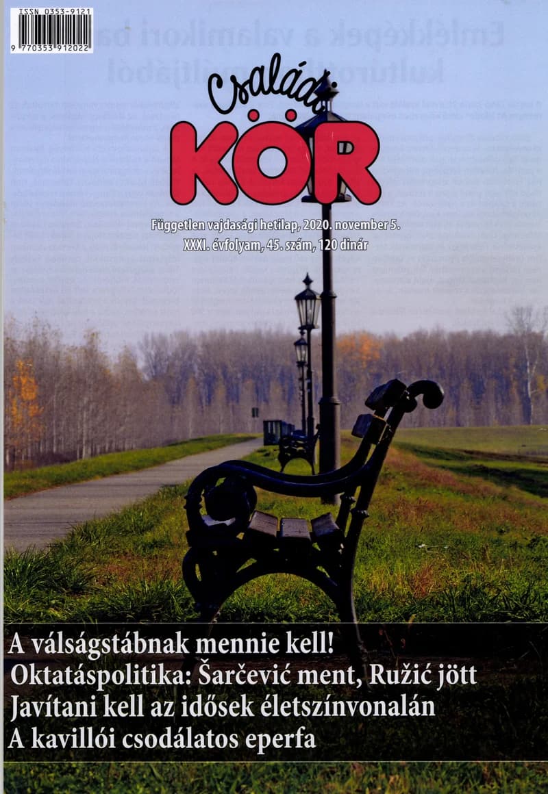 Családi Kör, 31. évf. 2020. november 5. 45. sz.
