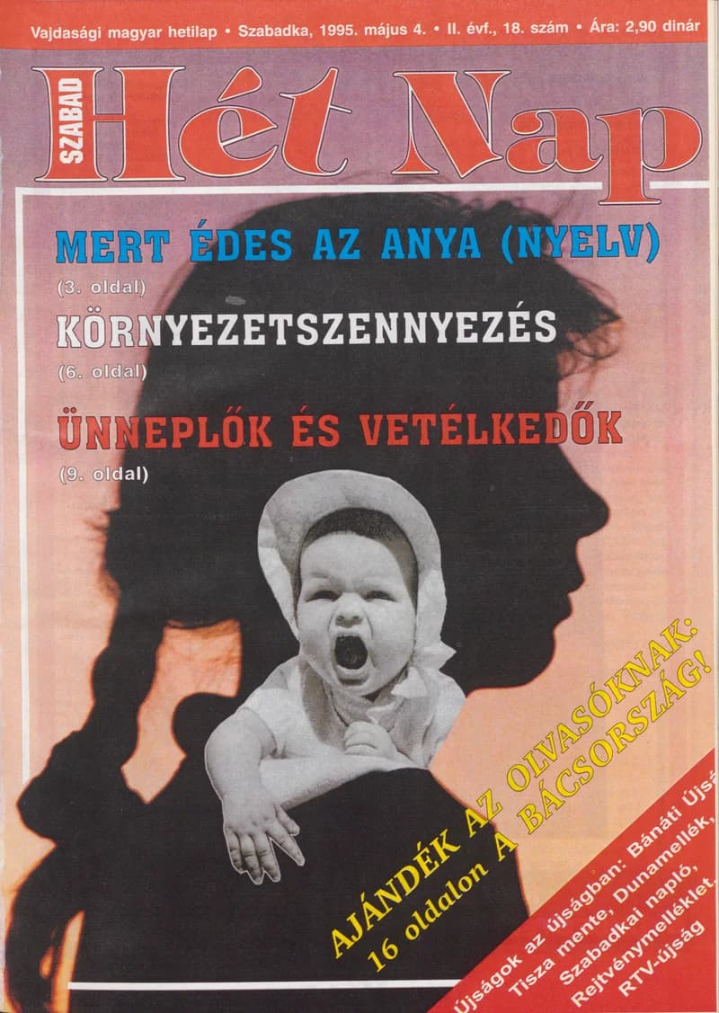 Szabad Hét Nap, 2. évf. 1995. május 4. 18. sz.