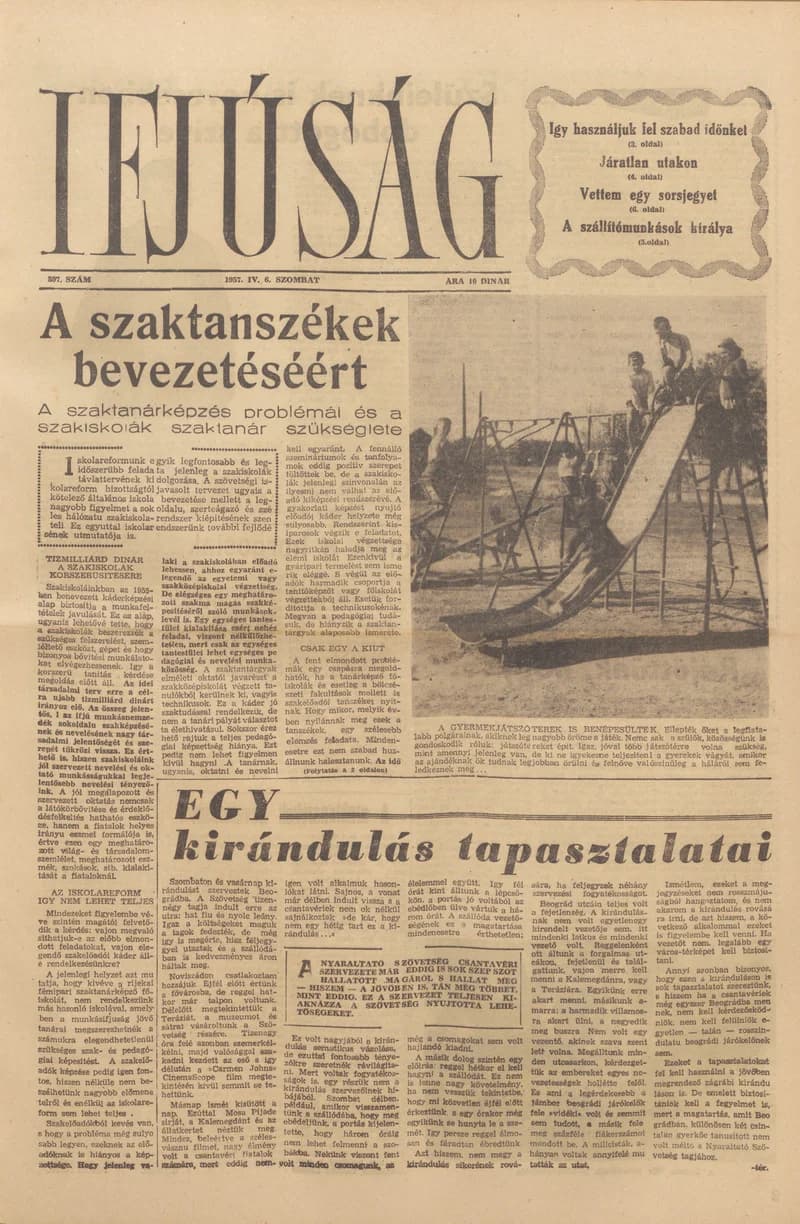 Ifjúság, 13. évf. 1957. április 6. 597. sz.