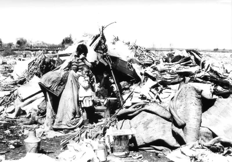 Roma család a zentai szeméttelepen