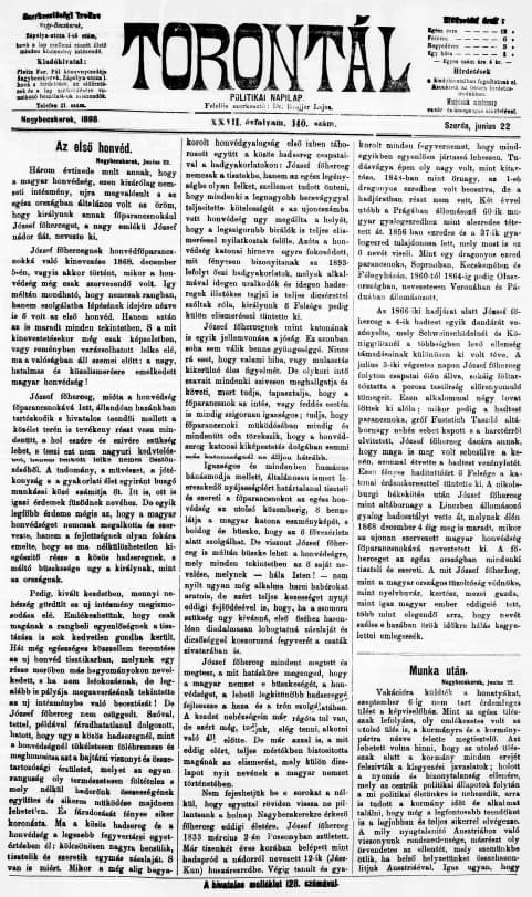 Torontál, 27. évf. 1898. június 22. 140. sz.