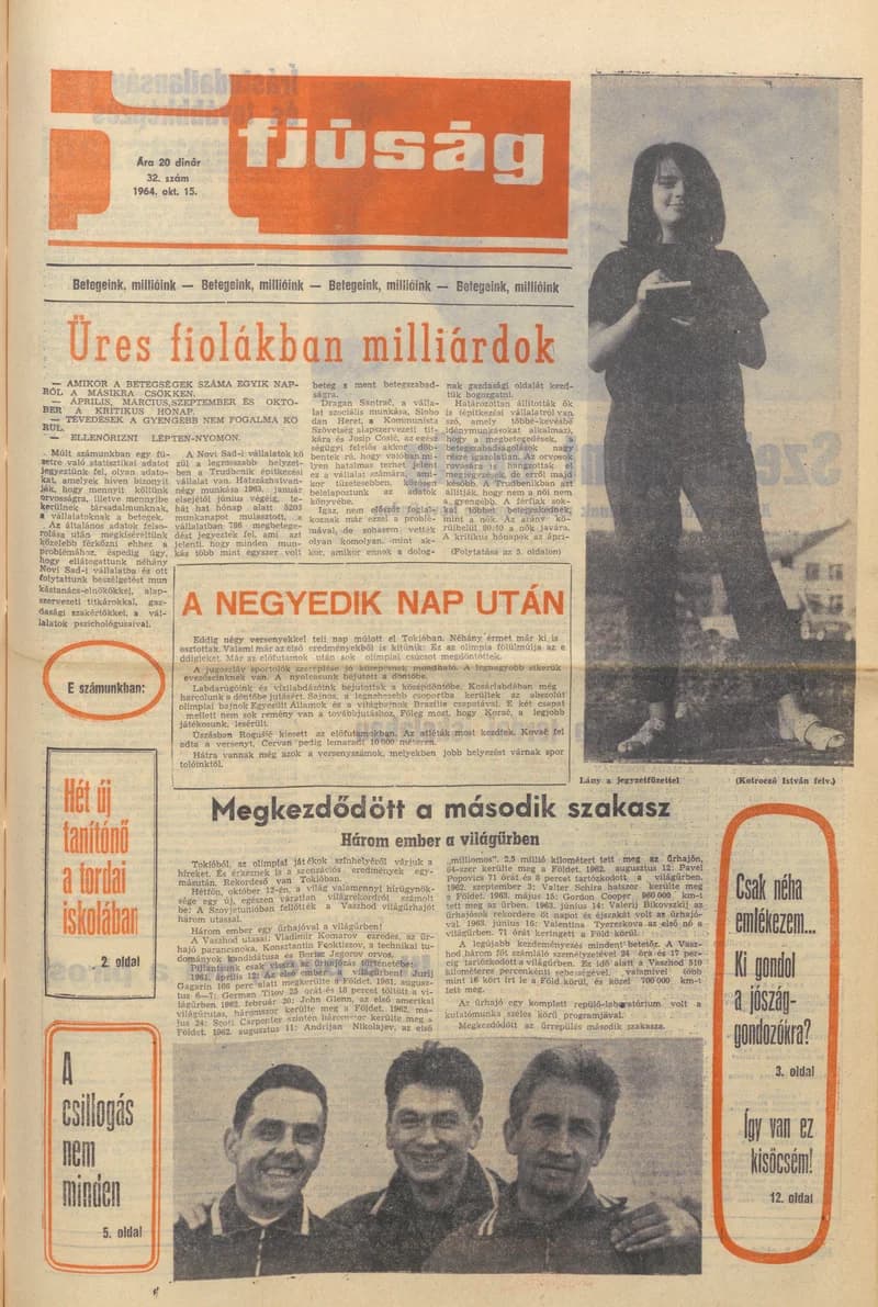 Ifjúság, 20. évf. 1964. október 15. 32. sz.