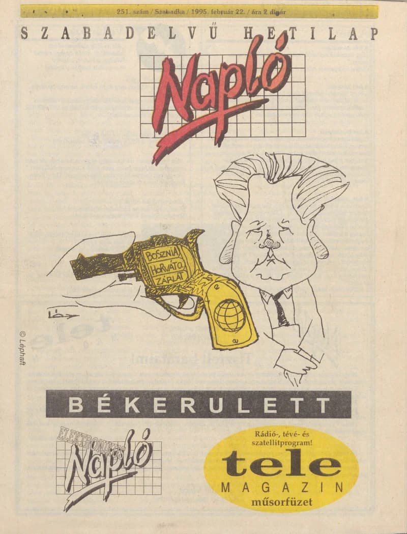 Napló - Szabadelvű hetilap, 6. évf. 1995. február 22. 251. sz.