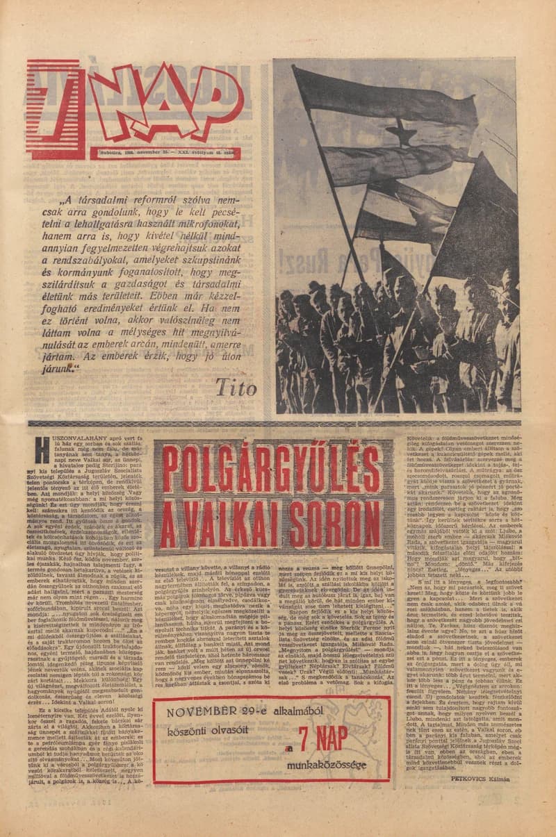 7 Nap, 21. évf. 1966. november 25. 48. sz. 1–28. oldal
