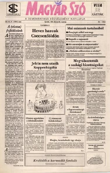 Magyar Szó, 52. évf. 1995. február 26. 47. sz. 1–24. oldal