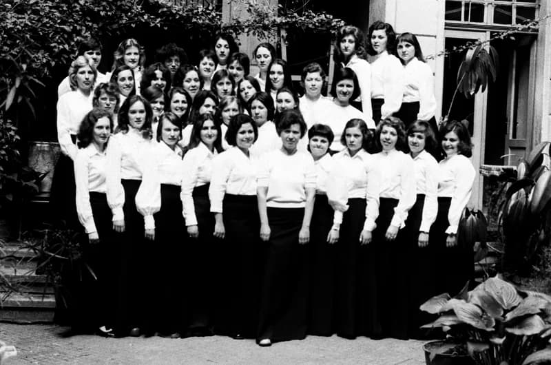 Égető Gabriella és a zeneiskola női kara