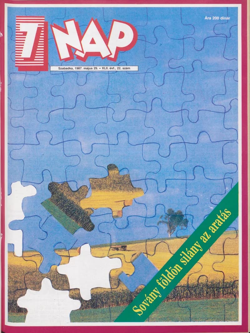 7 Nap, 42. évf. 1987. május 29. 22. sz. 1–68. oldal