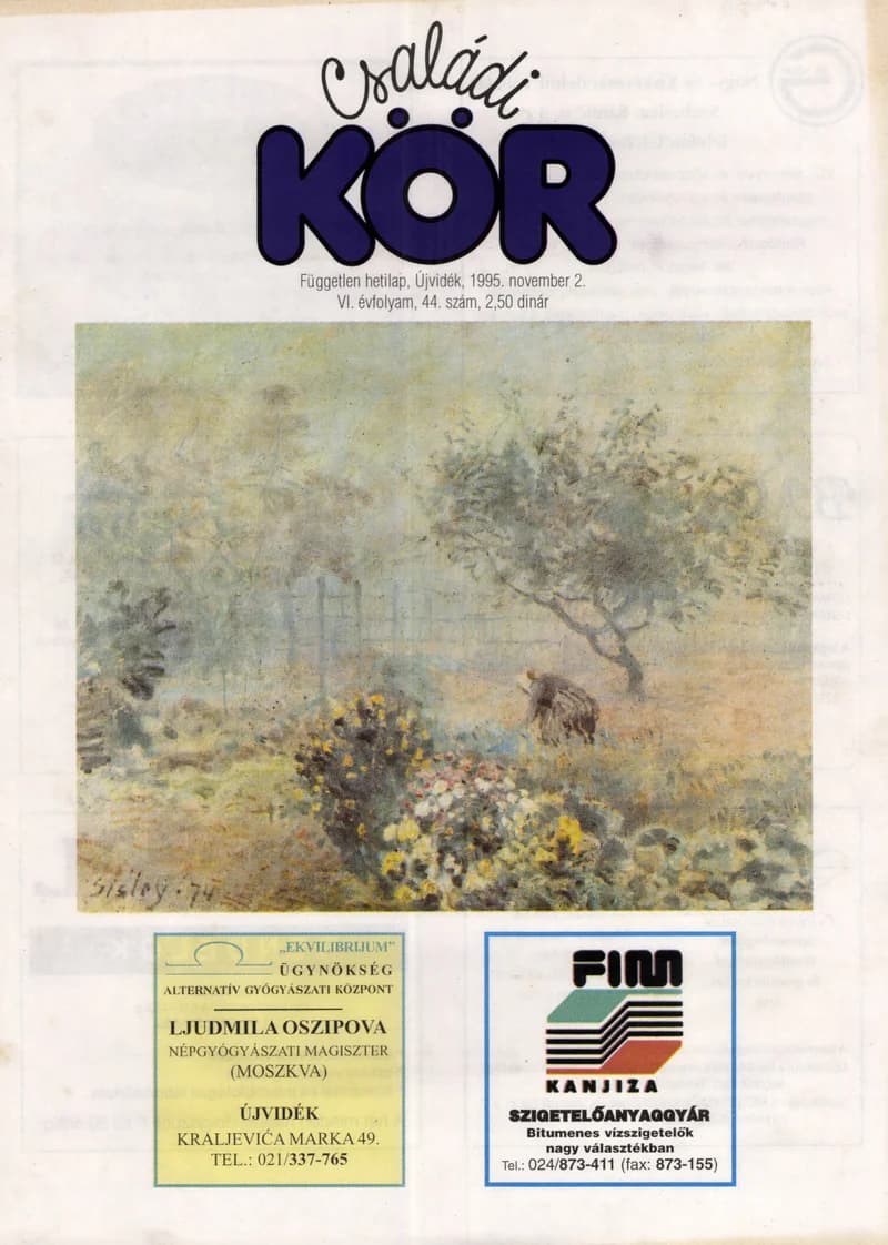 Családi Kör, 6. évf. 1995. november 2. 44. sz.