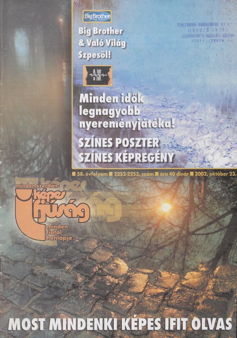 Képes Ifjúság, 58. évf. 2002. október 23. 2252–2253. sz.