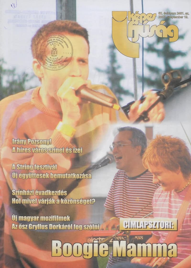 Képes Ifjúság, 63. évf. 2007. szeptember 19. 2461. sz.