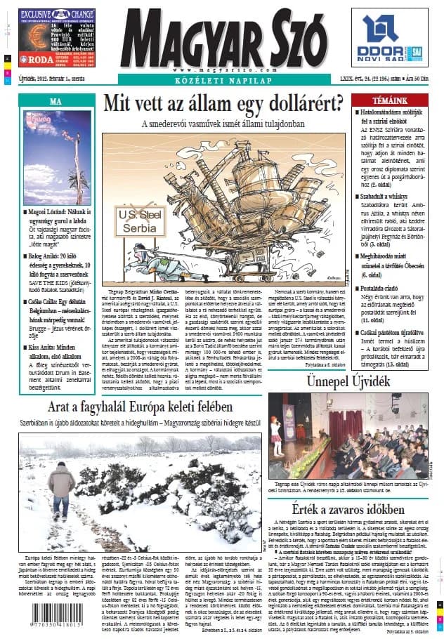 Magyar Szó, 69. évf. 2012. február 1. 24. sz. 11–20. oldal
