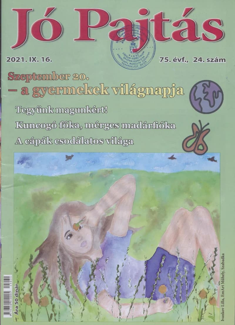 Jó Pajtás, 75. évf. 2021. szeptember 16. 24. sz.
