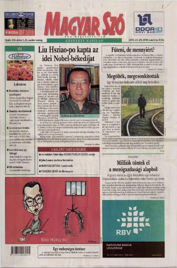 Magyar Szó, 67. évf. 2010. október 9. – 10. 236. sz. 1–48. oldal