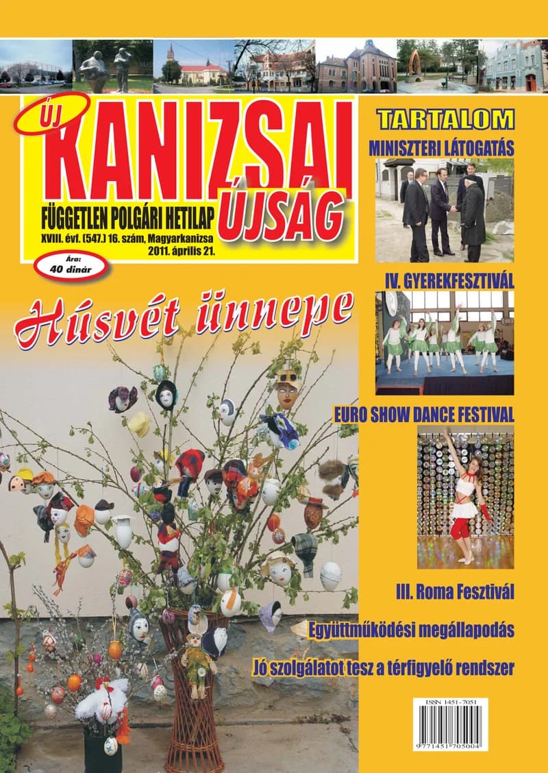Új Kanizsai Újság, 18. évf. 2011. április 21. 16. sz. 1–24. oldal