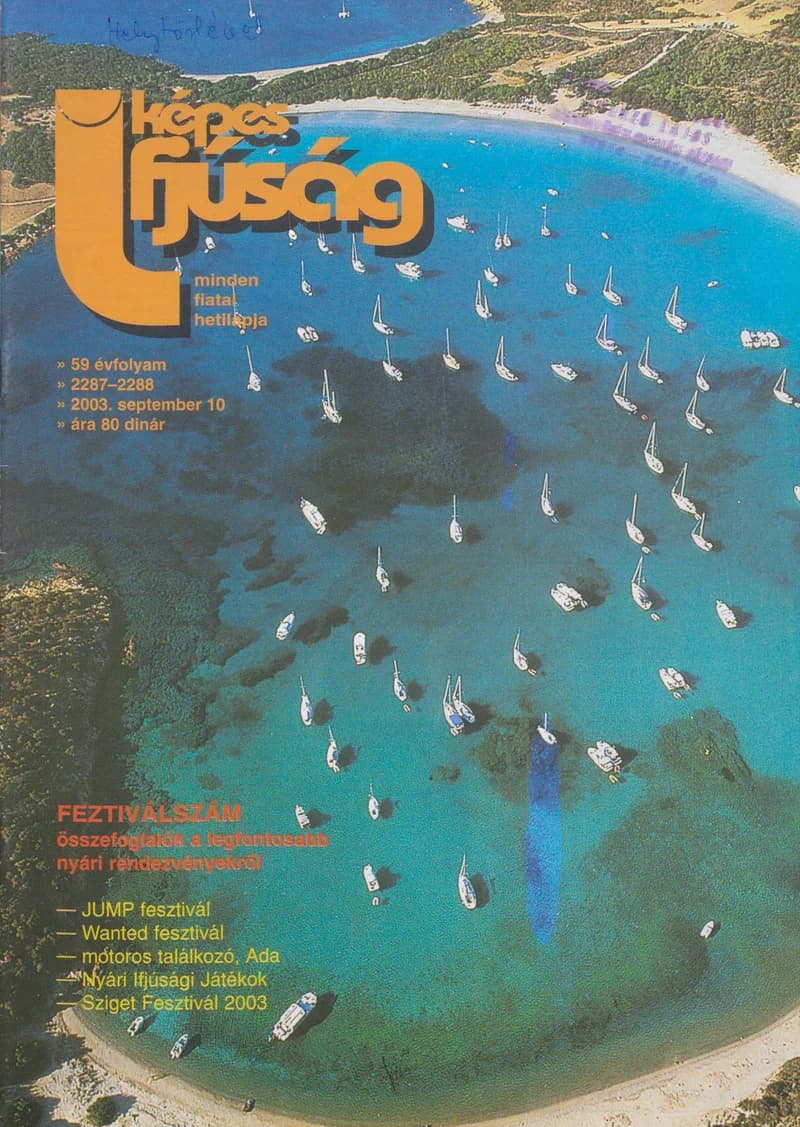 Képes Ifjúság, 59. évf. 2003. szeptember 10. 2287–2288. sz.