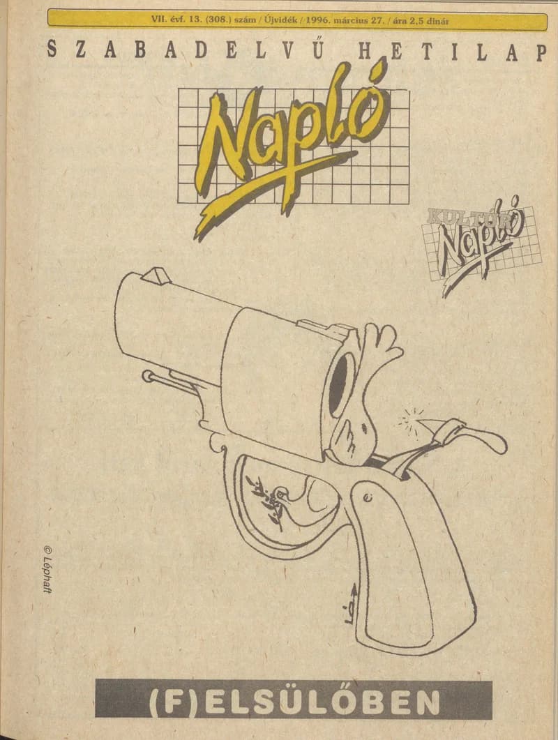 Napló - Szabadelvű hetilap, 7. évf. 1996. március 27. 308. sz.