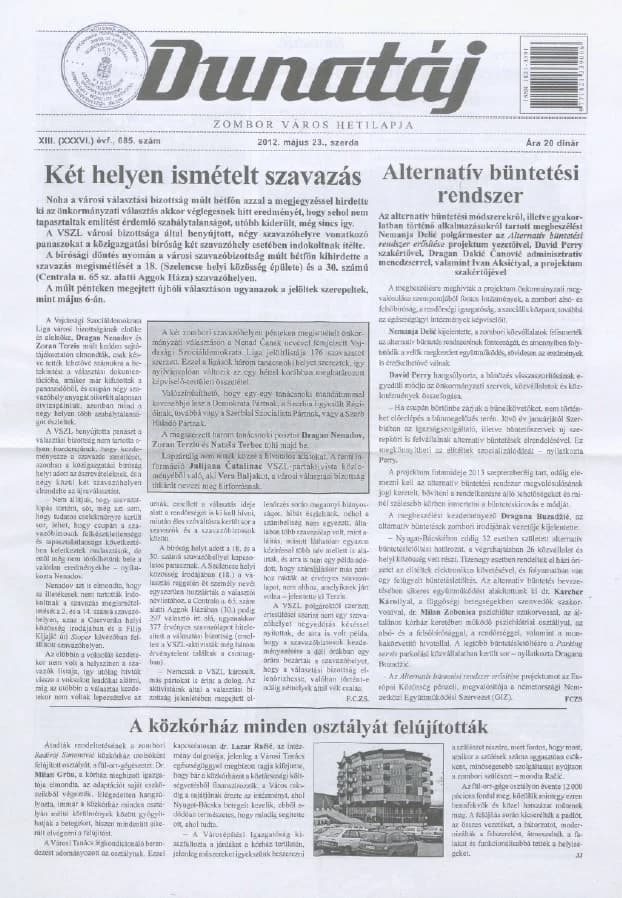 Dunatáj, 14. évf. 2012. május 23. 685. sz.
