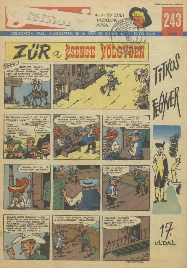 Buksi, 6. évf. 1962. augusztus 16. 243. sz.