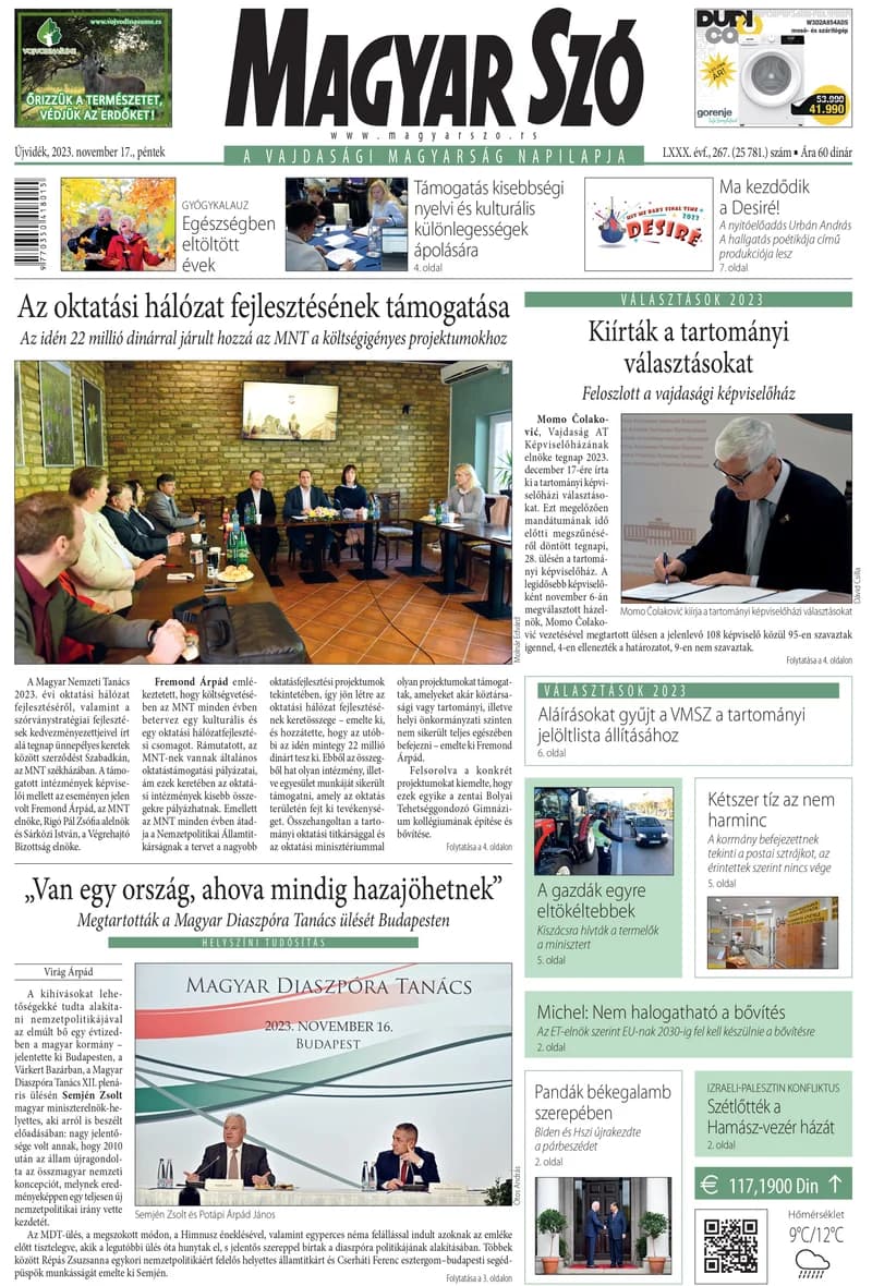 Magyar Szó, 80. évf. 2023. november 17. 267. sz. 1–16. oldal