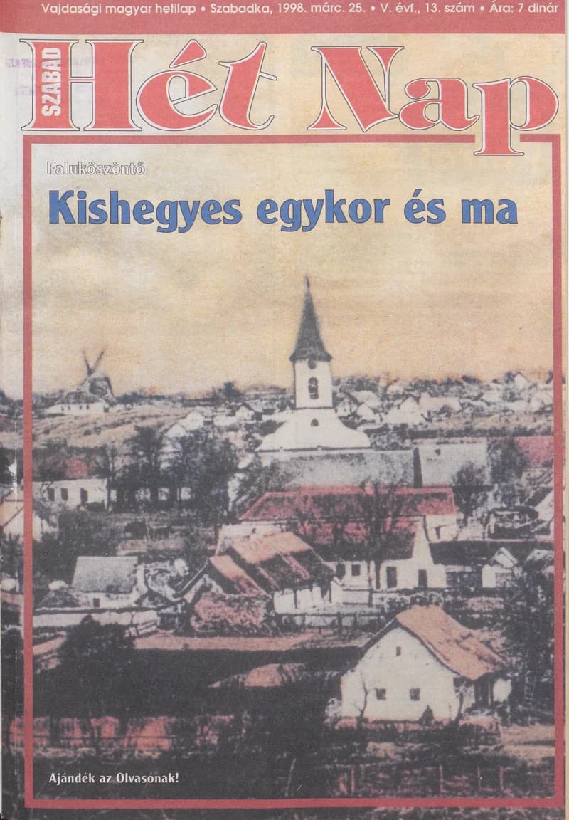 Szabad Hét Nap, 5. évf. 1998. március 25. 13. sz.
