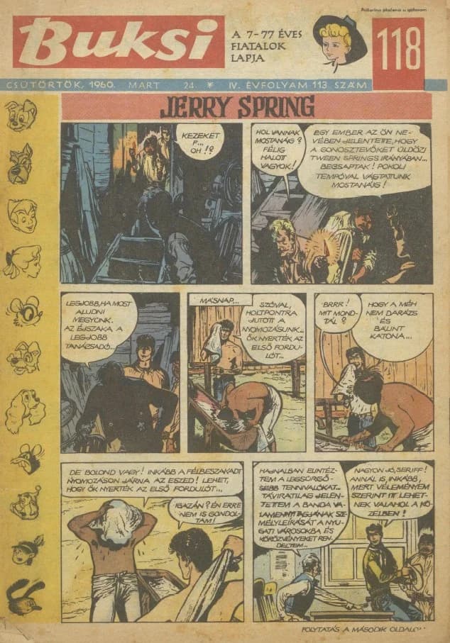 Buksi, 4. évf. 1960. március 24. 118. sz.