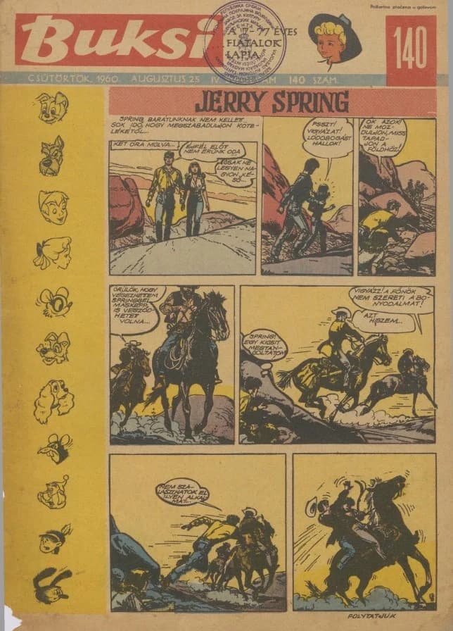 Buksi, 4. évf. 1960. augusztus 25. 140. sz.