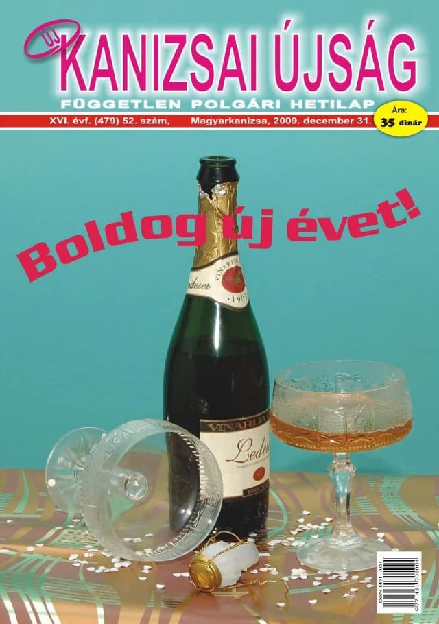 Új Kanizsai Újság, 16. évf. 2009. december 31. 52. sz.