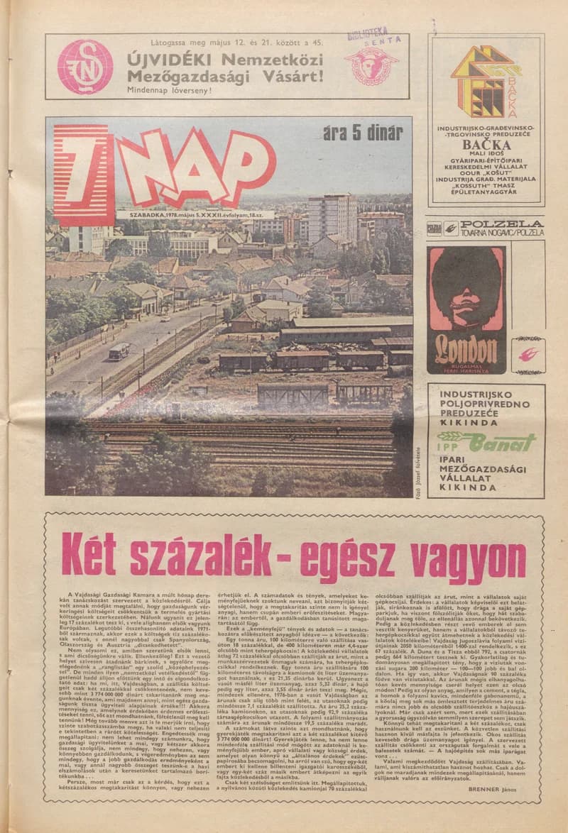 7 Nap, 33. évf. 1978. május 5. 18. sz. 1–20. oldal