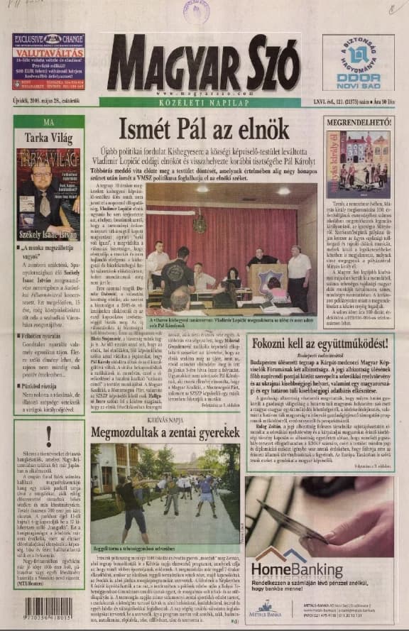 Magyar Szó, 66. évf. 2009. május 28. 121. sz. 1–20. oldal