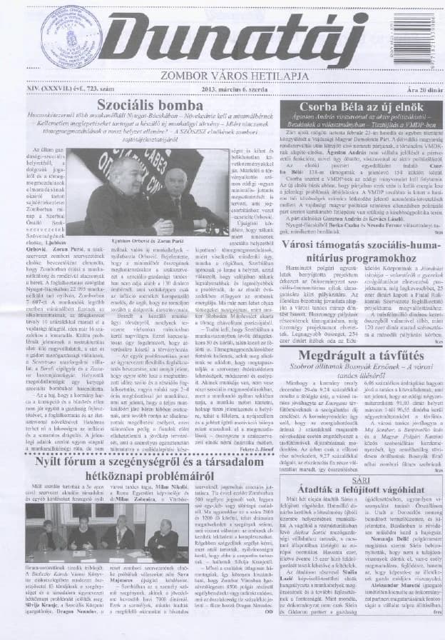 Dunatáj, 15. évf. 2013. március 6. 723. sz.