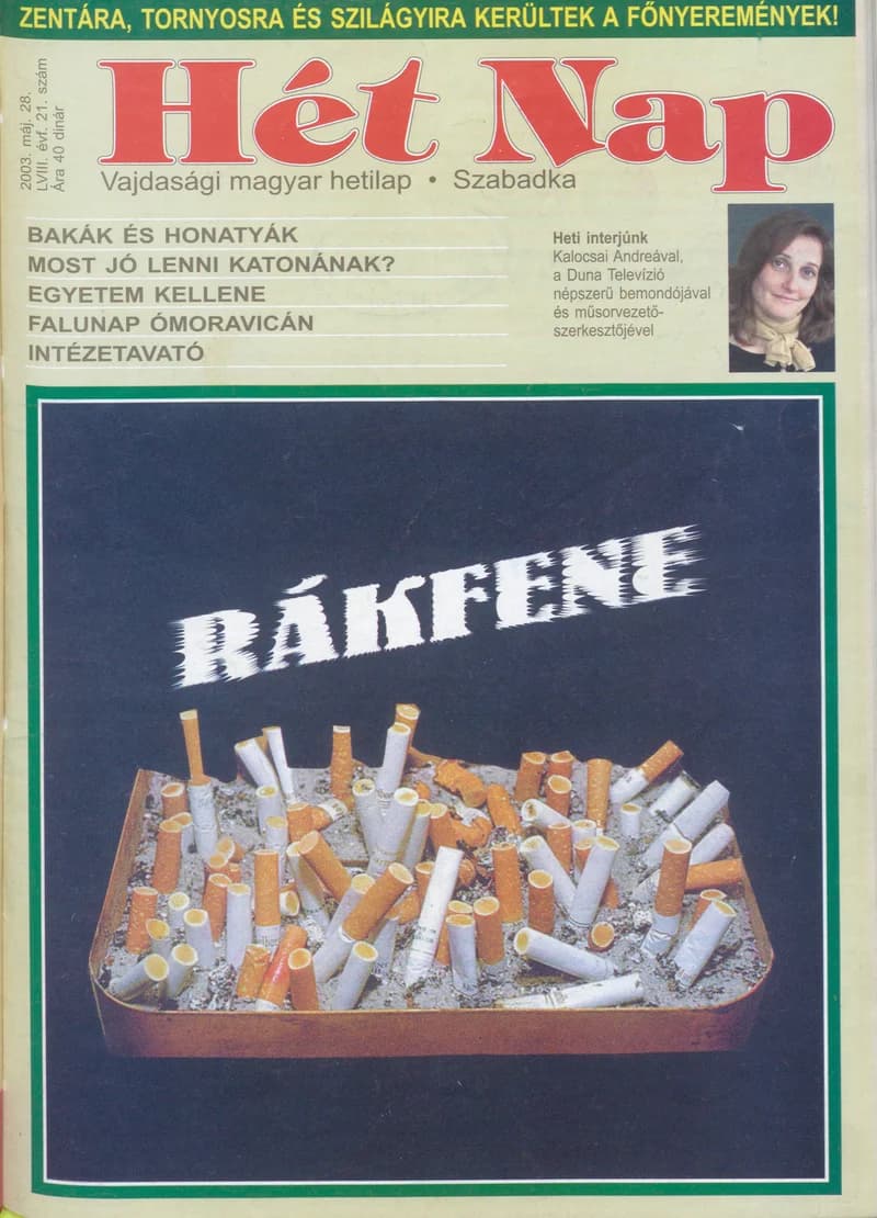 7 Nap, 58. évf. 2003. május 28. 21. sz.