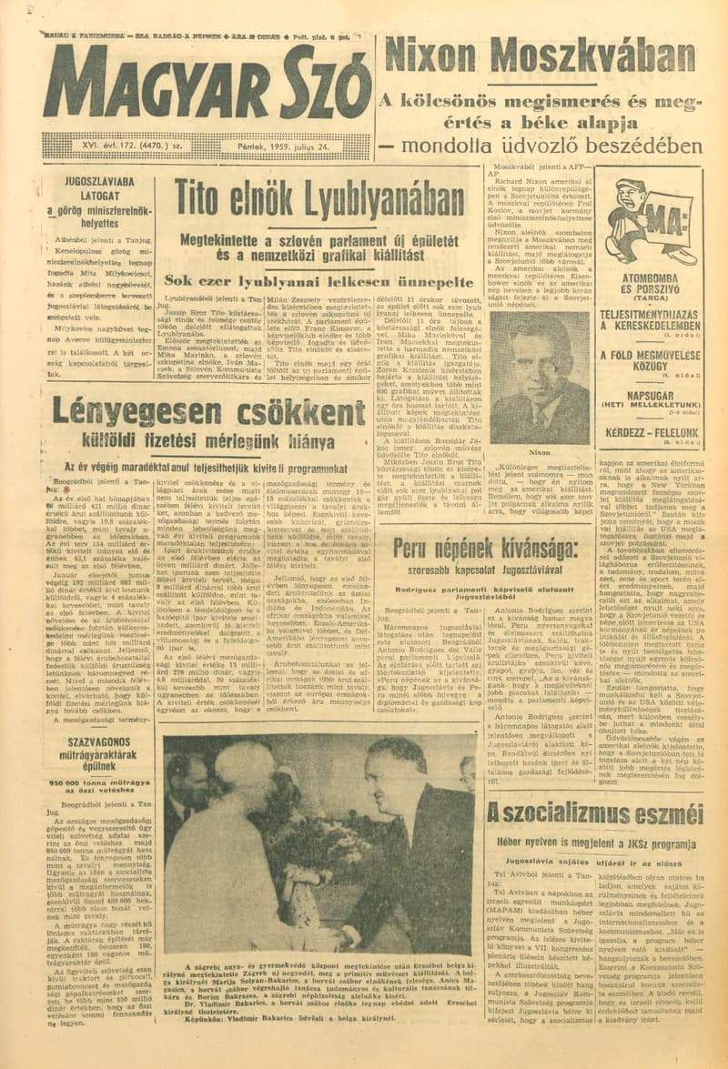 Magyar Szó, 16. évf. 1959. július 24. 172. sz. 1–18. oldal