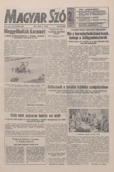 Magyar Szó, 44. évf. 1987. június 2. 149. sz. 1–20. oldal