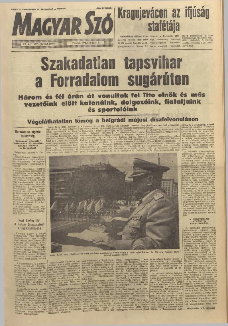 Magyar Szó, 20. évf. 1963. május 3. 119. sz. 1–16. oldal