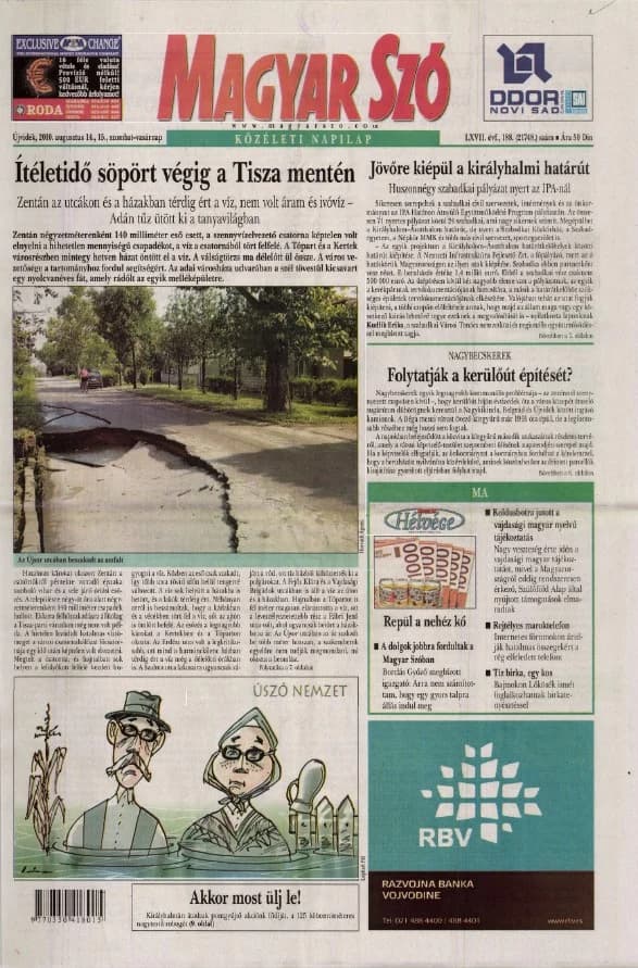 Magyar Szó, 67. évf. 2010. augusztus 14. – 15. 188. sz. 1–48. oldal