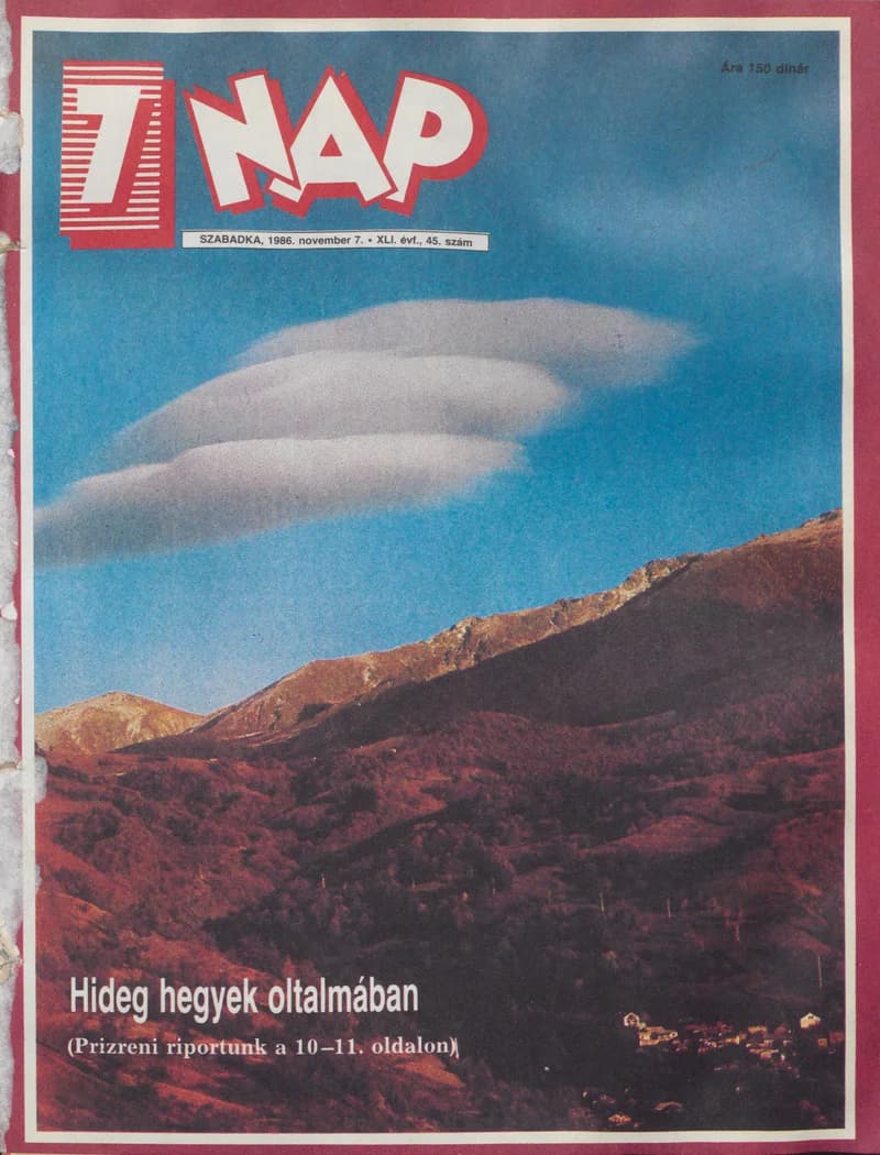 7 Nap, 41. évf. 1986. november 7. 45. sz. 1–68. oldal