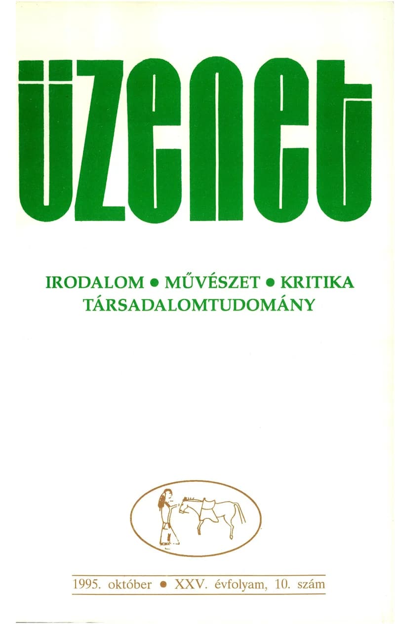 Üzenet, 25. évf. 1995. október. 10. sz. 595–698. oldal