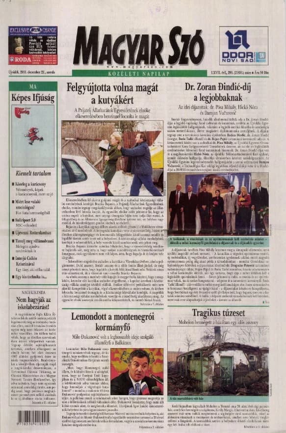 Magyar Szó, 67. évf. 2010. december 22. 299. sz. 1–24. oldal