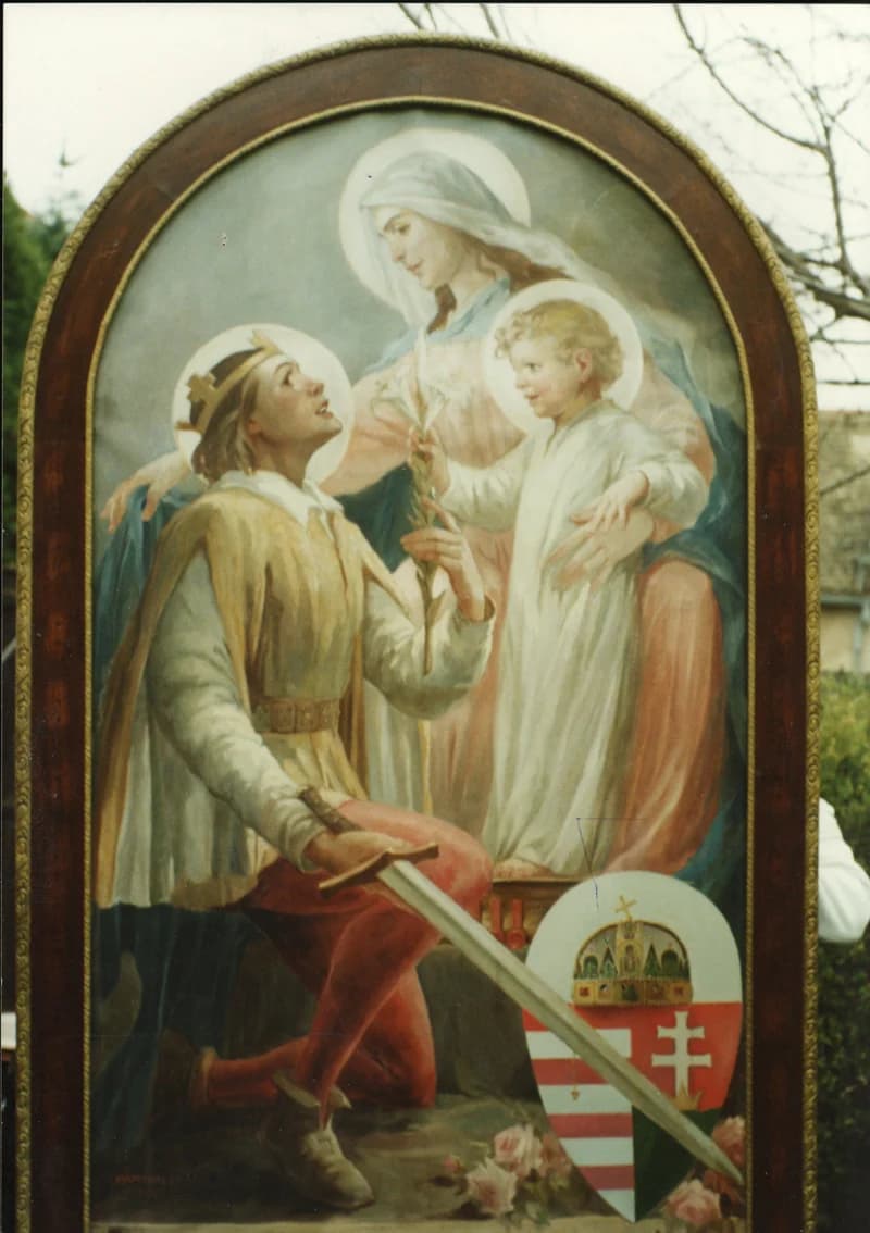 Szent Imre és a szűzanya