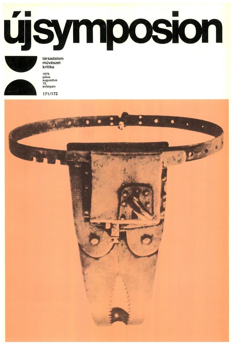Új Symposion, 15. évf. 1979. július – augusztus. 171–172. sz. 225–296. oldal