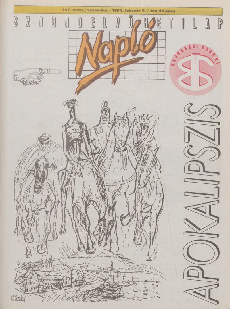 Napló - Szabadelvű hetilap, 5. évf. 1994. február 9. 197. sz.