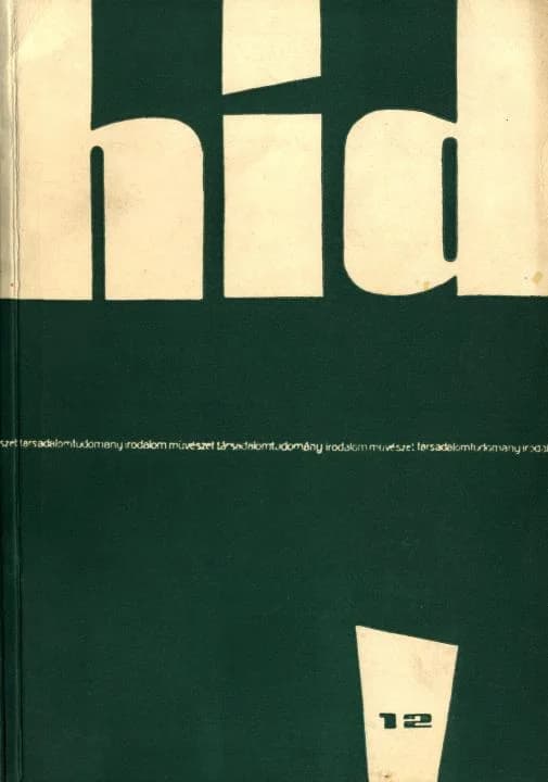 Híd, 26. évf. 1962. december. 12. sz. 1059–1186. oldal