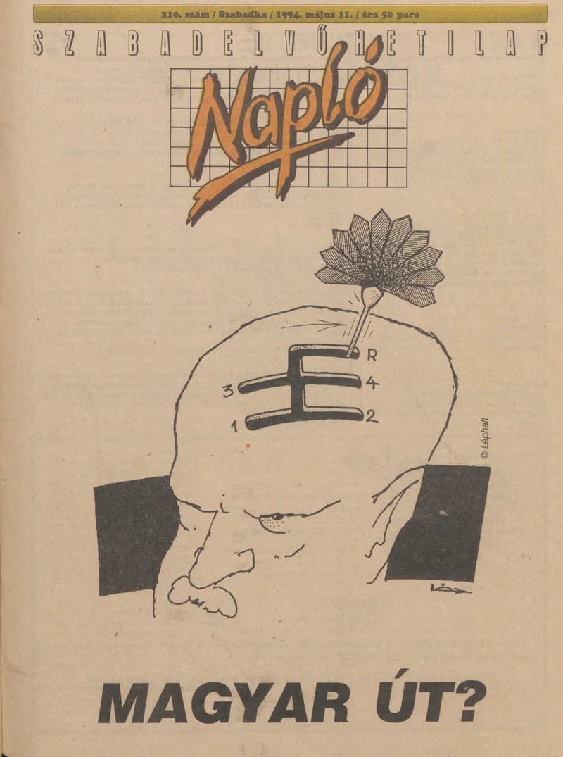 Napló - Szabadelvű hetilap, 5. évf. 1994. május 11. 210. sz.