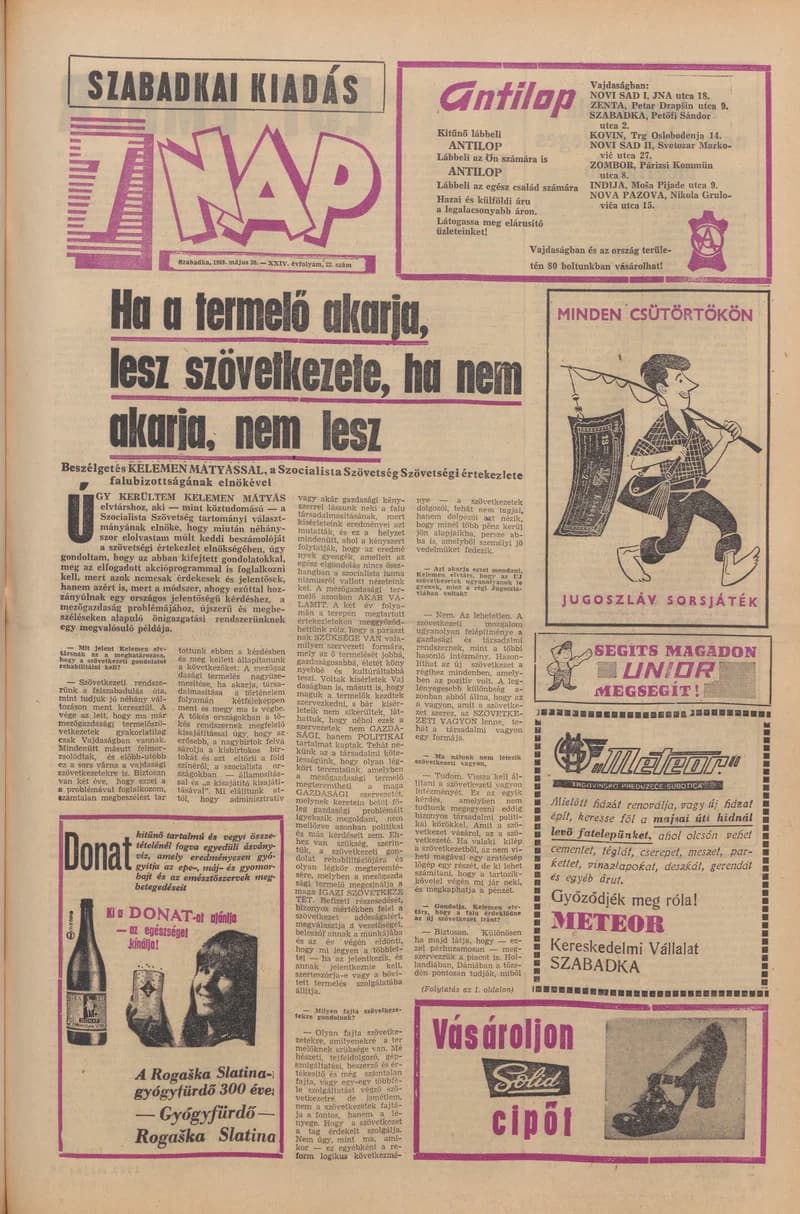7 Nap, 24. évf. 1969. május 30. 22. sz. 1–16. oldal