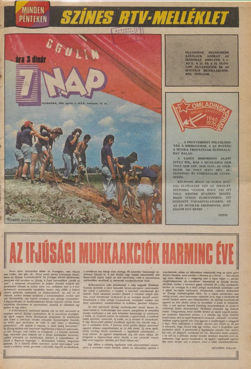 7 Nap, 31. évf. 1976. április 2. 13. sz. 1–24. oldal