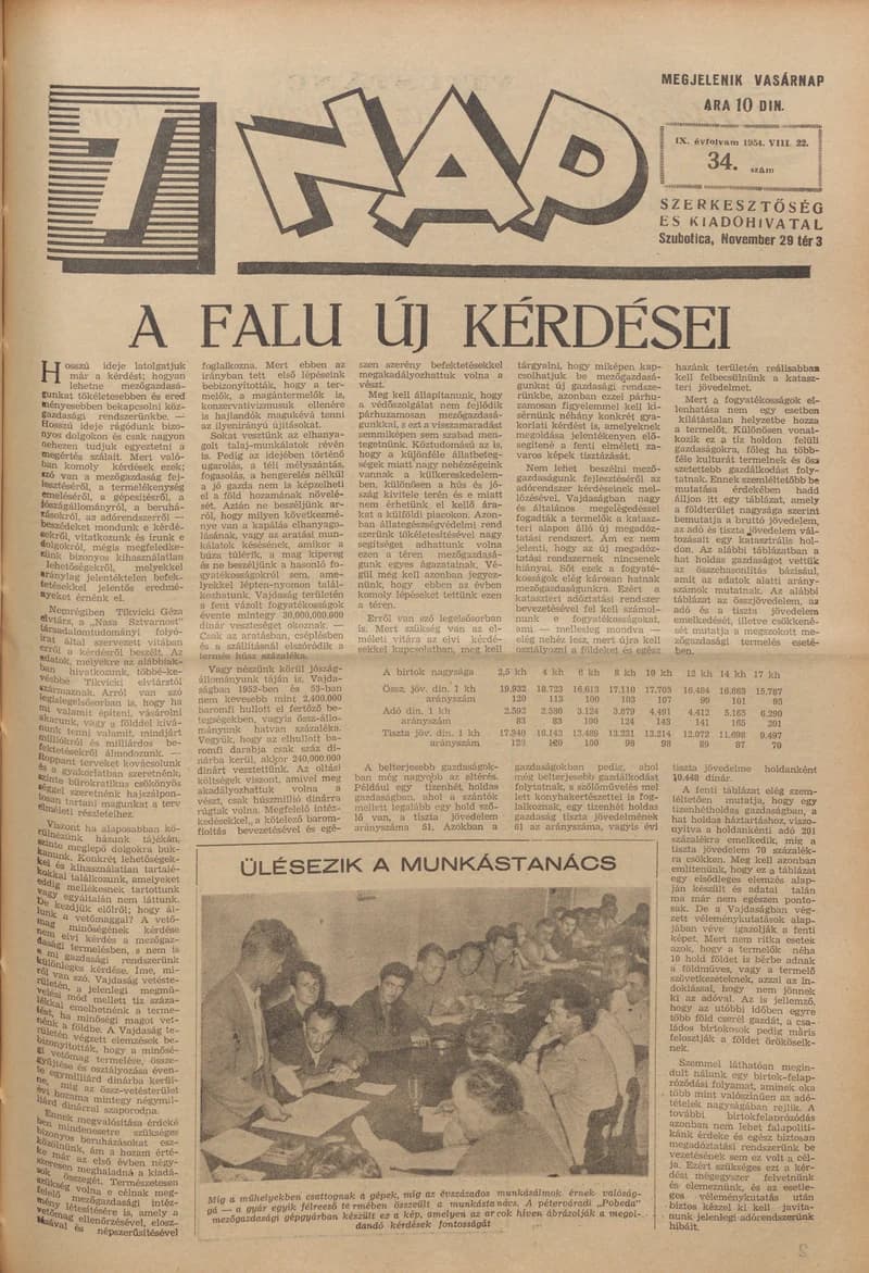 7 Nap, 9. évf. 1954. augusztus 22. 34. sz. 1–12. oldal