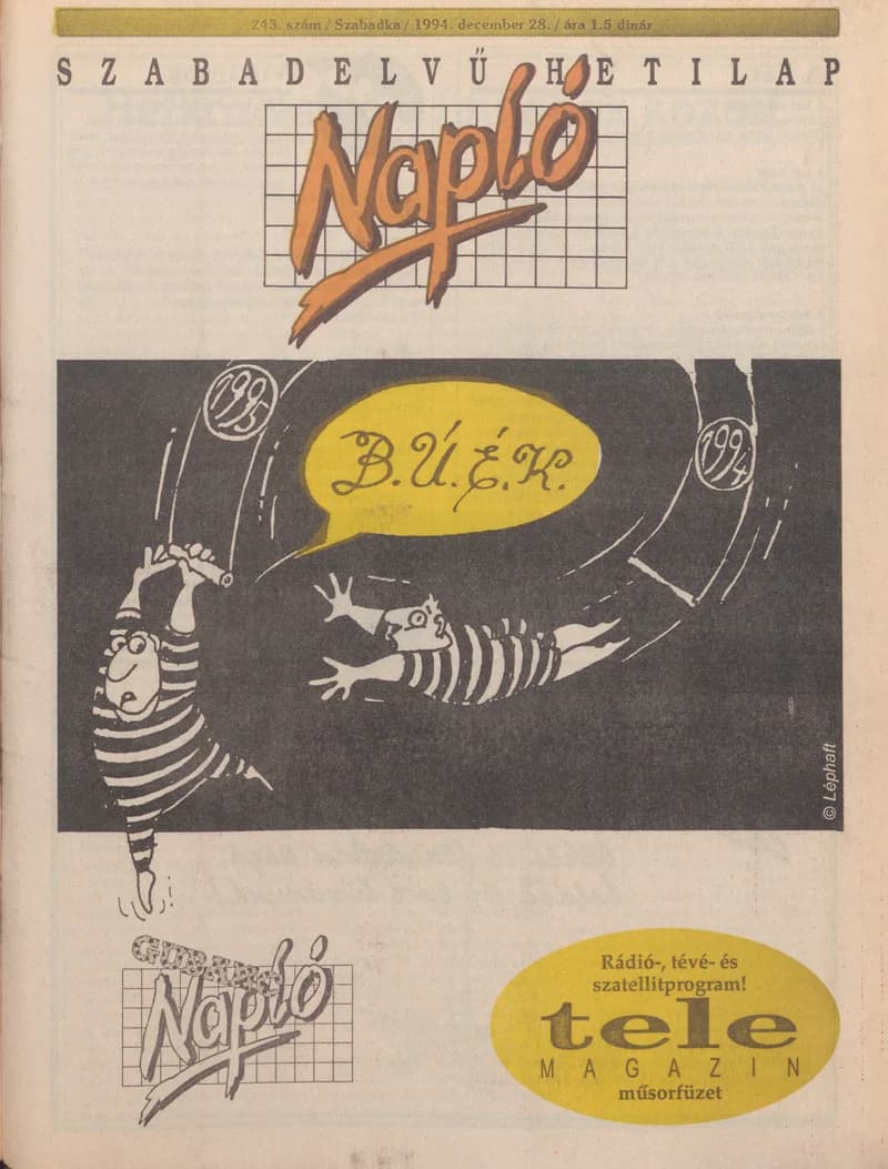 Napló - Szabadelvű hetilap, 5. évf. 1994. december 28. 243. sz.