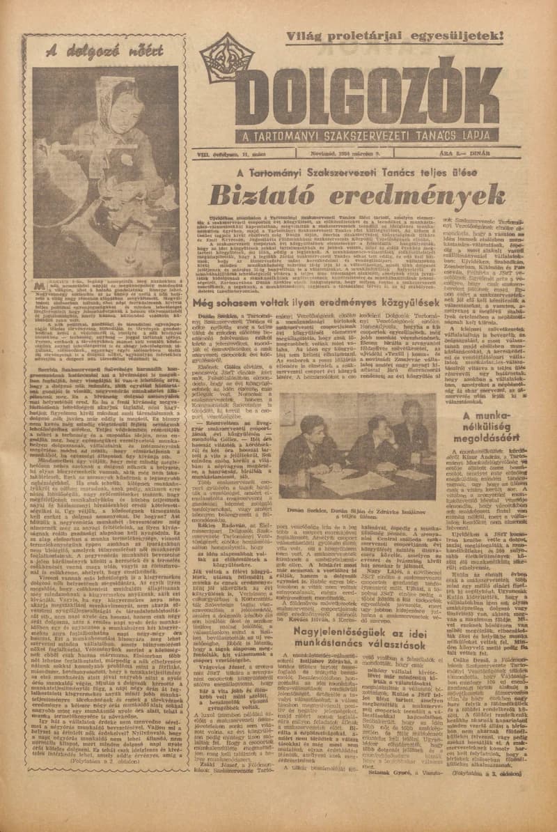 Dolgozók, 8. évf. 1954. március 9. 11. sz.
